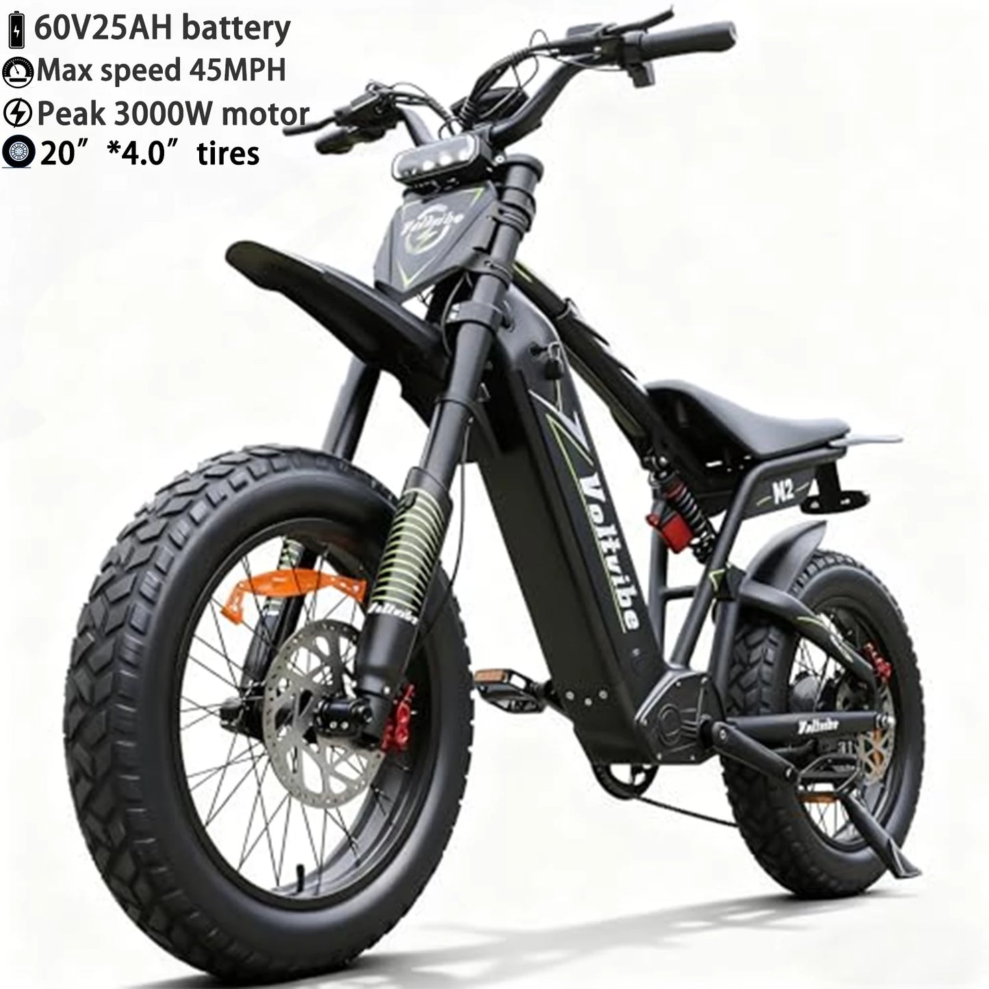 Baolujie Moto Electric Bicycle 1500W Peak Brushless Motor