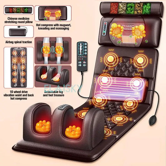 ELAISKY Full Body Massage Cushion With Heating And Infrared Therapy