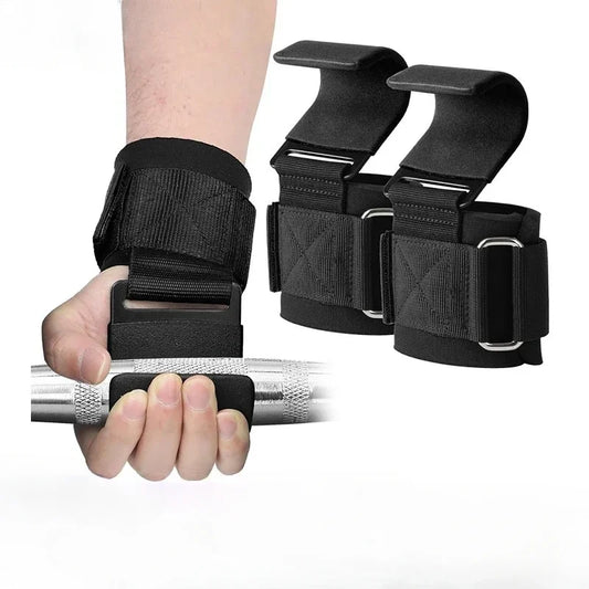 MIHJUSFDH Non-Slip Weight Lifting Hooks For Deadlifts And Pull-Ups