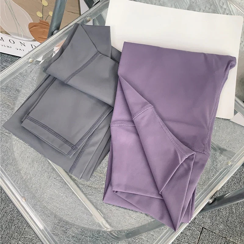 ZHUMU GYM High Waist Yoga Leggings Breathable Quick Dry Pants