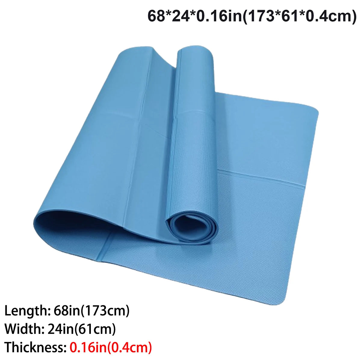 Eco Friendly Folding Yoga Mat EVA Portable for Travel