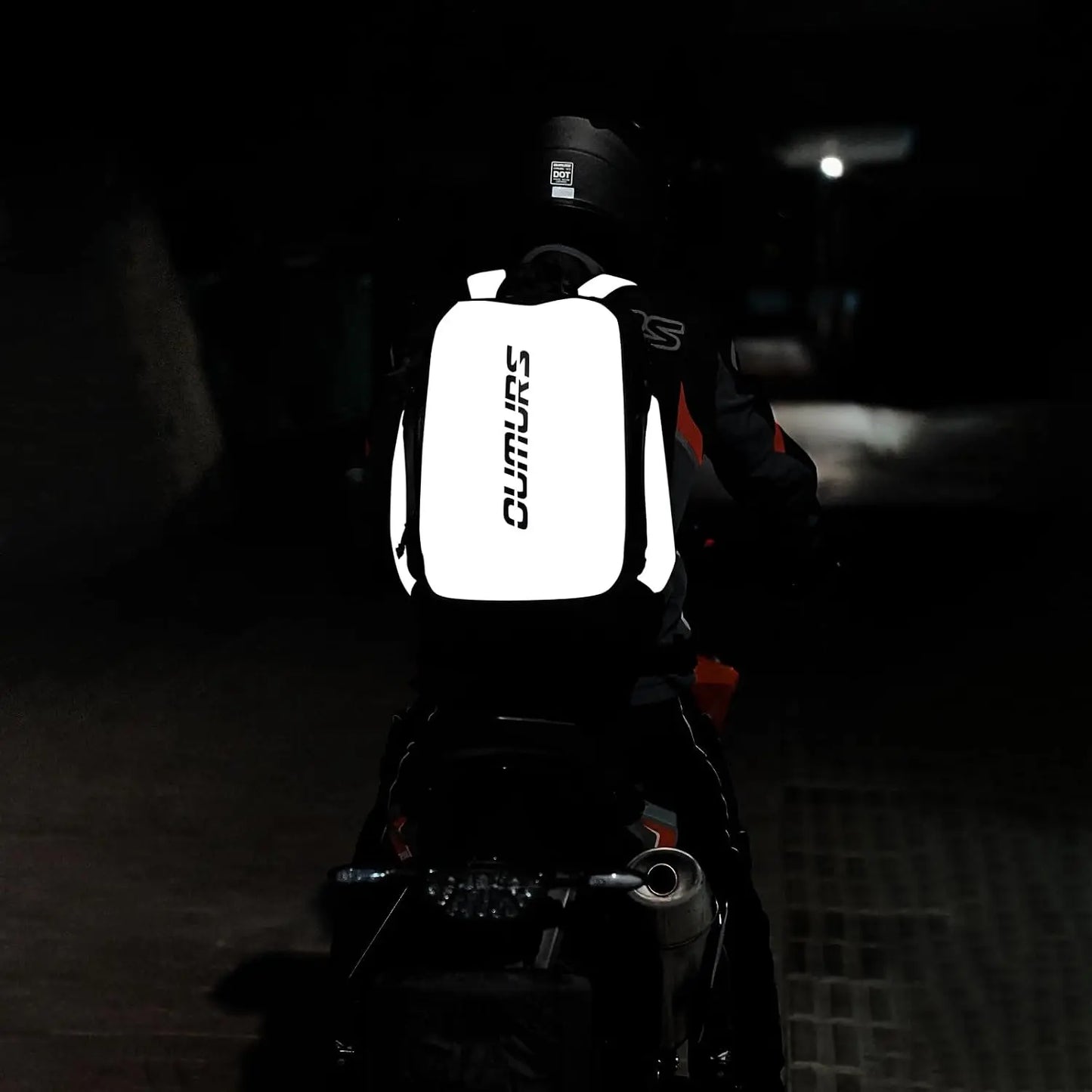 1800D Water Resistant Laptop Backpack for Travel and Motorcycle