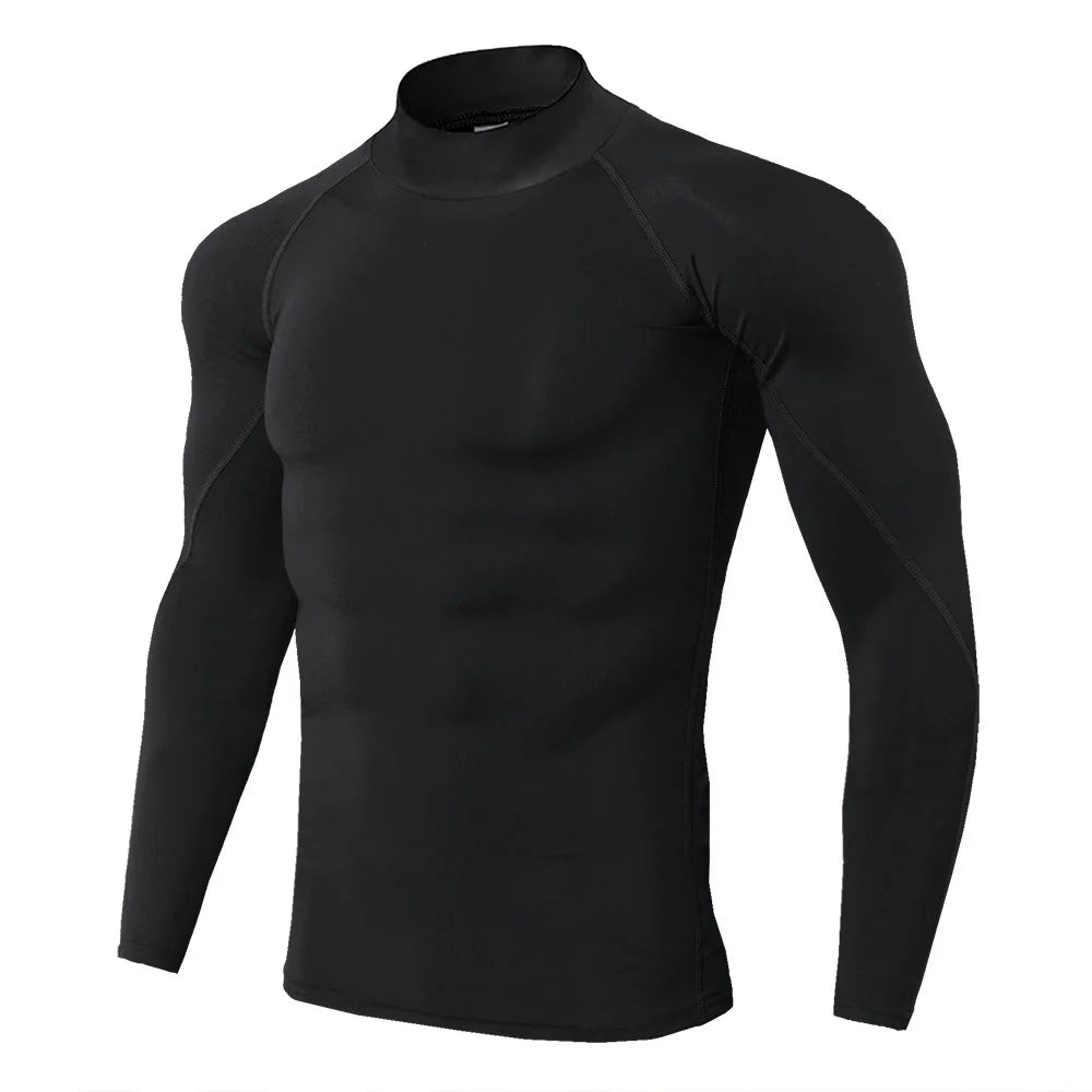 Wyhyaye Mens Quick Dry Sport T Shirt Long Sleeve Compression