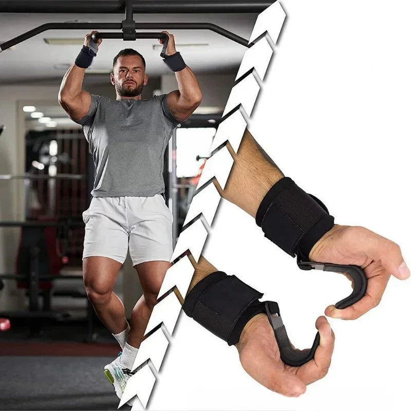MIHJUSFDH Non Slip Weight Lifting Hooks For Deadlifts And Pullups