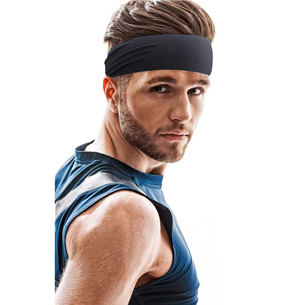 APWIKOGER Quick Dry Sweat Headbands For Running And Yoga